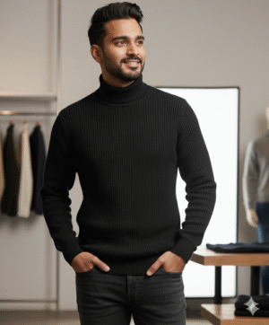 Men's Winter Turtleneck Sweatshirt