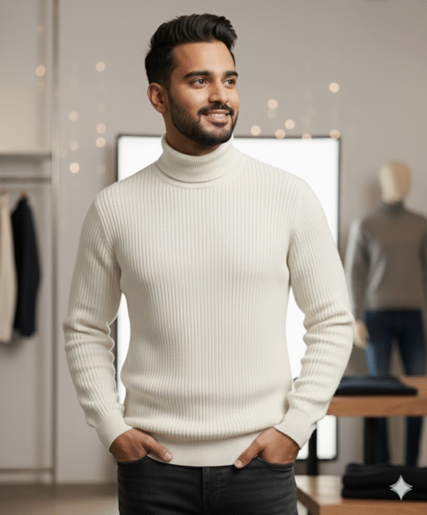 Men's Winter Turtleneck Sweatshirt