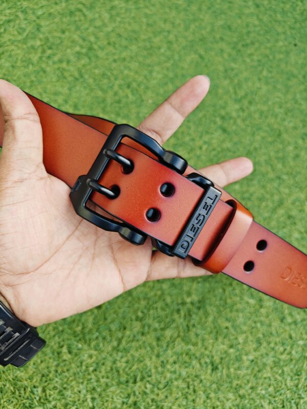 Vintage Tan/Burnt Brown (Dual Tone) Men's Leather Belt