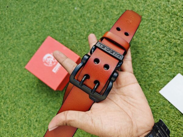 Vintage Tan/Burnt Brown (Dual Tone) Men's Leather Belt