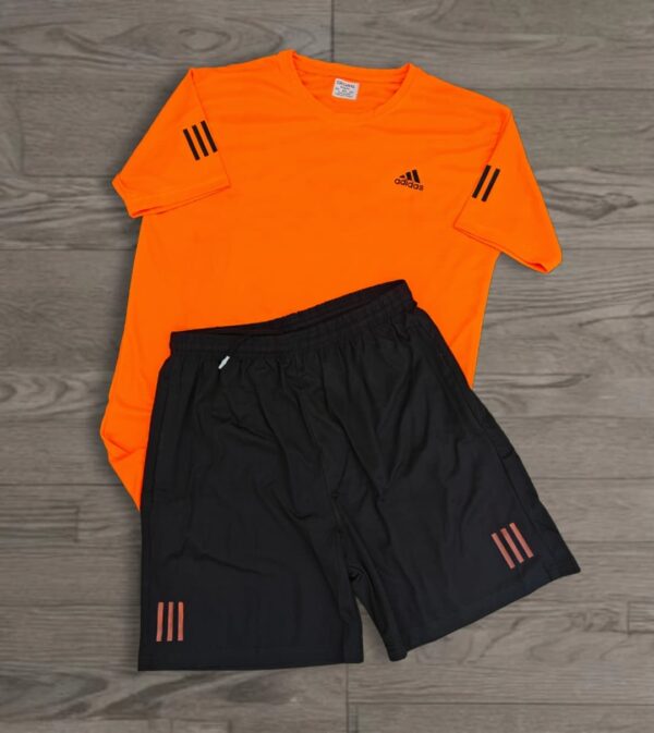 Men's Sportswear Combo : Dry-Fit T-shirt & Lycra Shorts