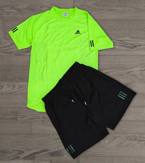 Men's Sportswear Combo : Dry-Fit T-shirt & Lycra Shorts