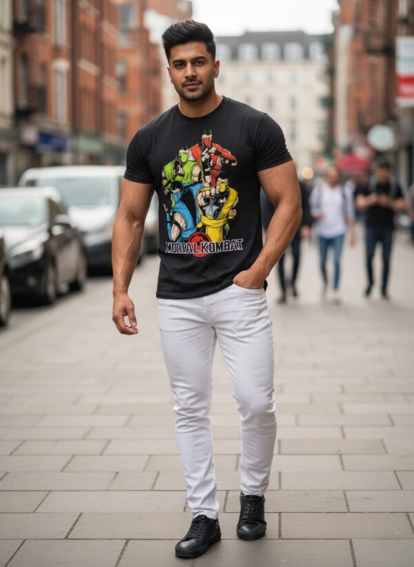 Mortal Kombat Warriors Gaming T-Shirt | Scorpion & Sub-Zero Tee