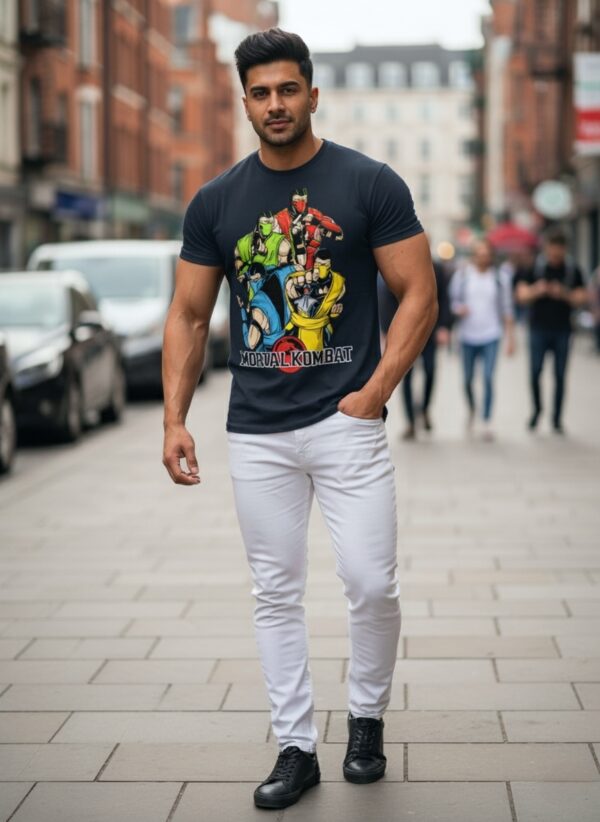 Mortal Kombat Warriors Gaming T-Shirt | Scorpion & Sub-Zero Tee