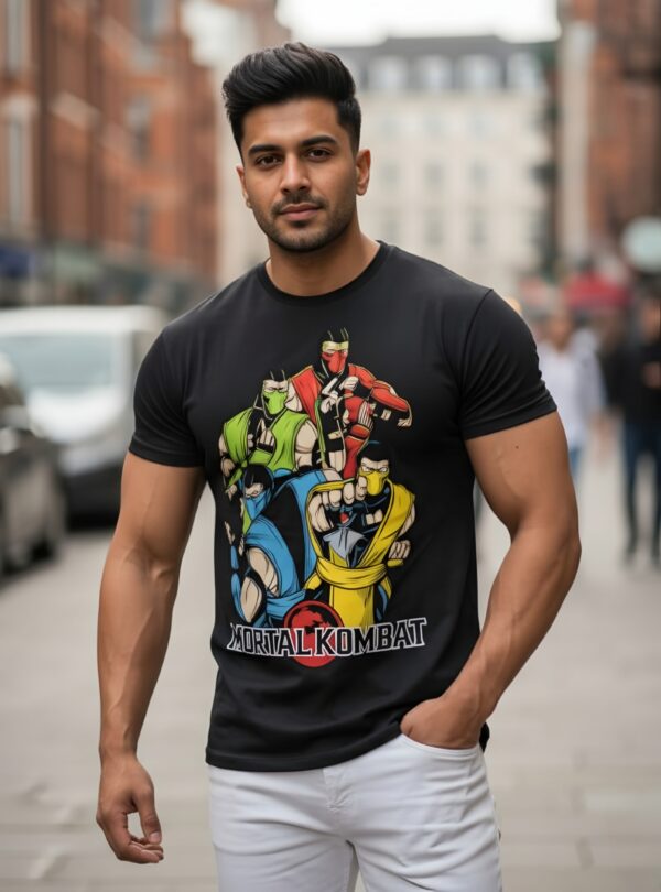 Mortal Kombat Warriors Gaming T-Shirt | Scorpion & Sub-Zero Tee