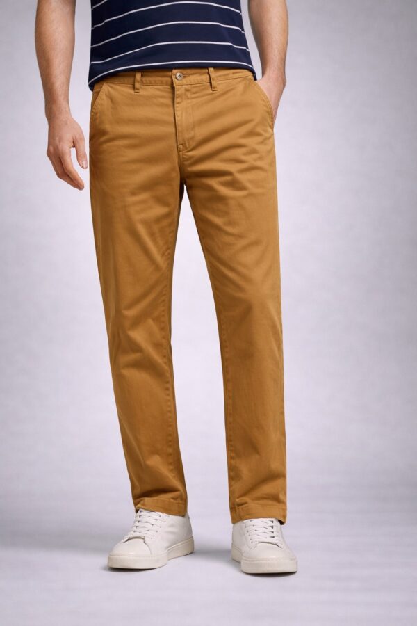 Men's Modern Regular Fit Stretch Chinos