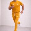 Mustard Half Sleeve Track Suit Set