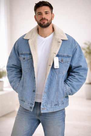PREMIUM SHERPA LINED DENIM JACKET