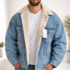 PREMIUM SHERPA LINED DENIM JACKET