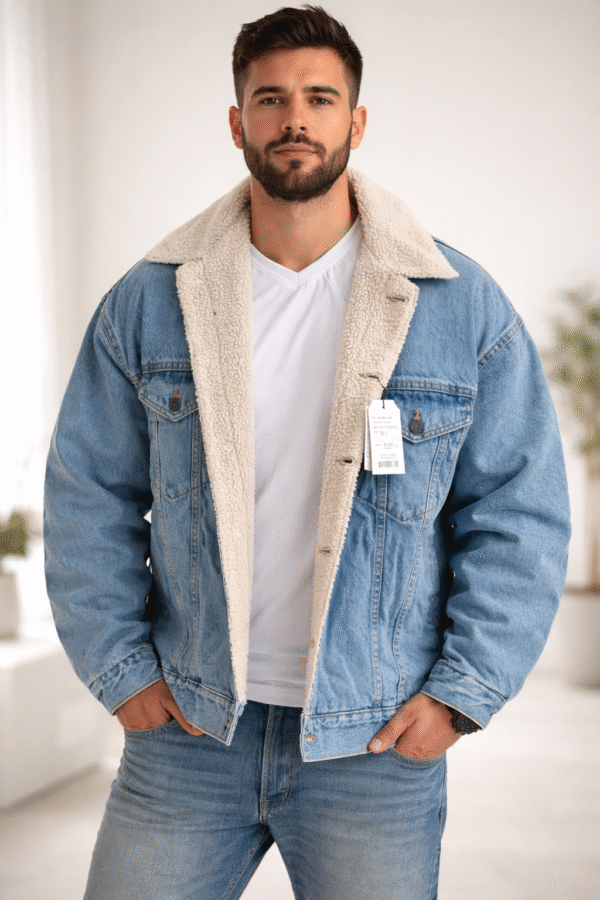 PREMIUM SHERPA LINED DENIM JACKET