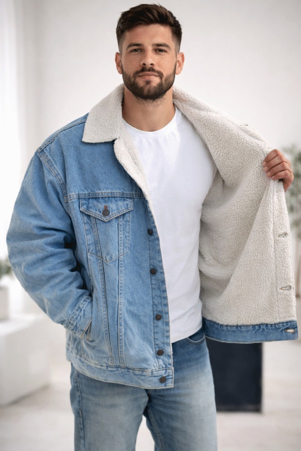 PREMIUM SHERPA LINED DENIM JACKET
