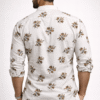 OFF-WHITE FLORAL PRINTED CASUAL SHIRT