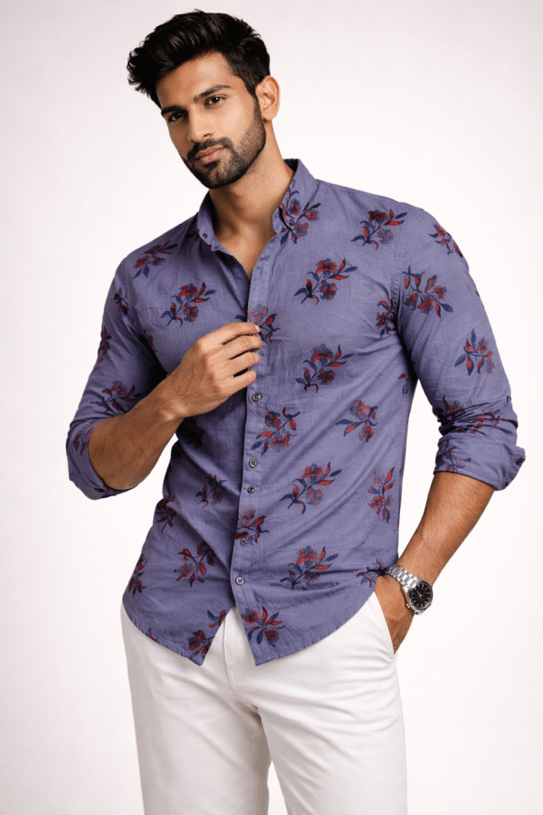FLORAL PRINTED CASUAL SHIRT