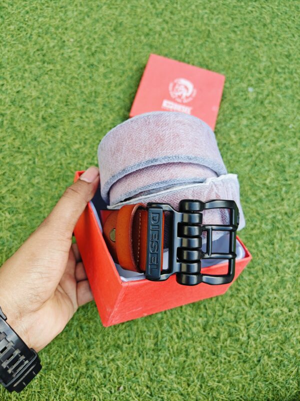 Vintage Tan/Burnt Brown (Dual Tone) Men's Leather Belt