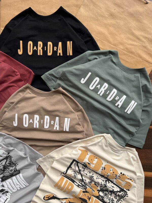 Beige/Sand Printed Drop-Shoulder Tshirt