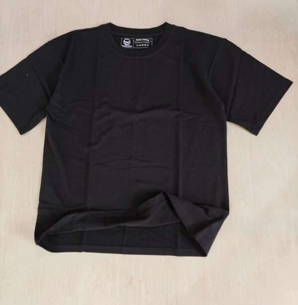 Black Plain Over Sized Tshirt