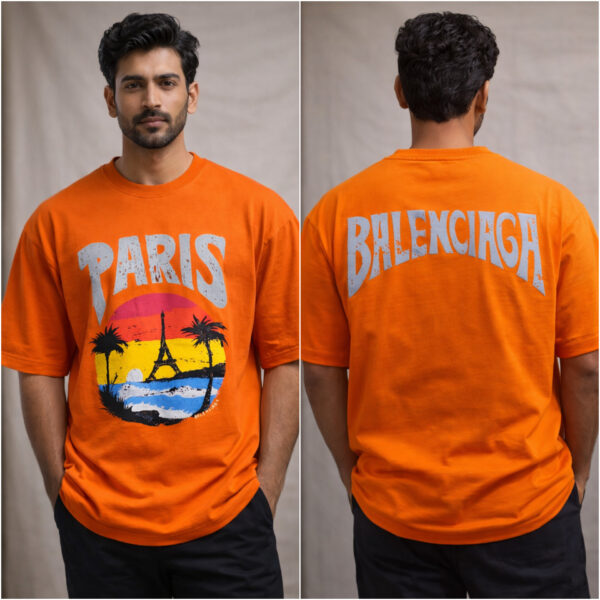 ORANGE PARIS DROP SHOULDER TSHIRT