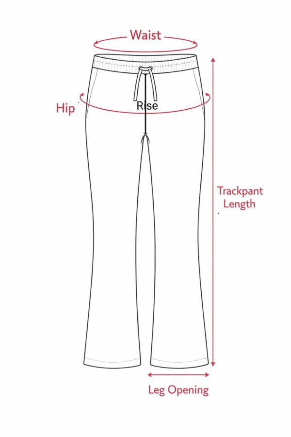 Sage Grey Boot-Cut Trackpant