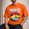 ORANGE PARIS DROP SHOULDER TSHIRT