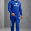 Royal Blue Sports Hoodie Tracksuit Set