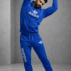 Royal Blue Sports Hoodie Tracksuit Set