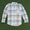 Pastel Yellow Casual Check Shirt