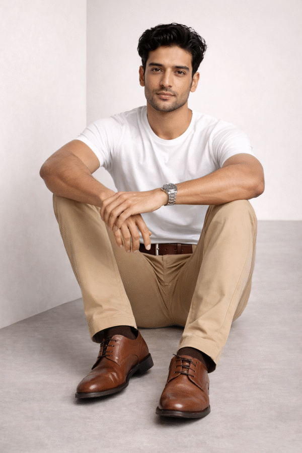 Classic Beige Formal Casual Chinos