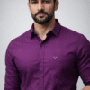 Purple / Royal Purple Plain Shirt