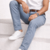 Sky Blue Formal Casual Chinos