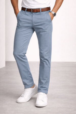 Sky Blue Formal Casual Chinos