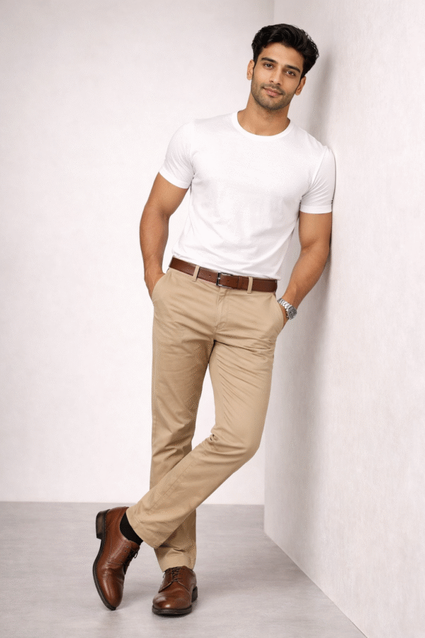 Classic Beige Formal Casual Chinos