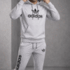 Light Grey/Ice Grey Hoodie Tracksuit Set
