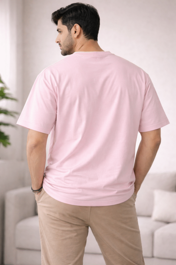 Onion Pink Plain Over-Sized Tshirt