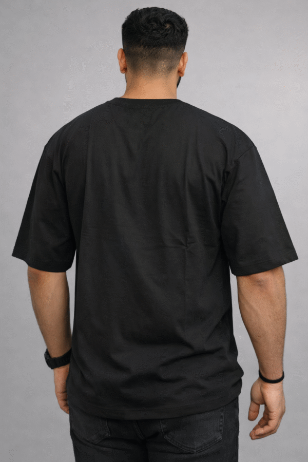 Black Oversized Plain Tshirt