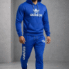 Royal Blue Sports Hoodie Tracksuit Set