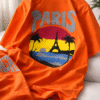 ORANGE PARIS DROP SHOULDER TSHIRT