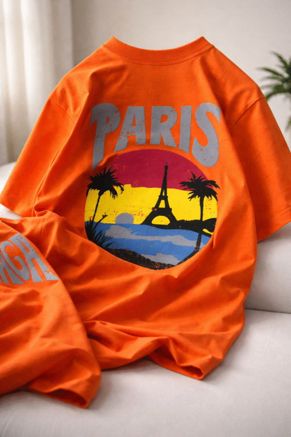 ORANGE PARIS DROP SHOULDER TSHIRT