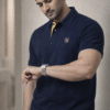Navy Blue Polo T-Shirt