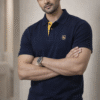Navy Blue Polo T-Shirt