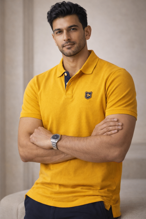 Mustard Yellow Polo T-Shirt