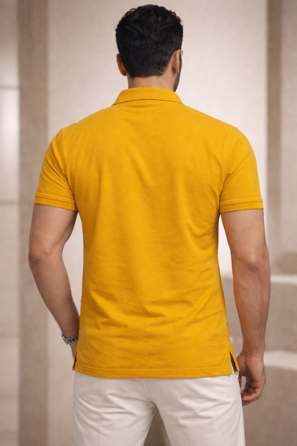 Mustard Yellow Polo T-Shirt