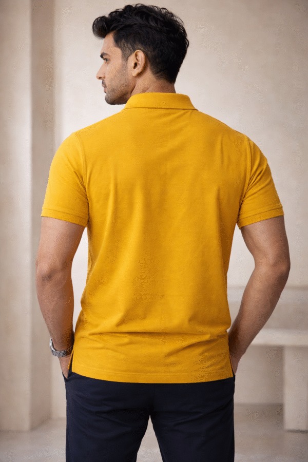 Mustard Yellow Polo T-Shirt