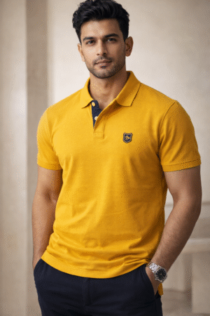 Mustard Yellow Polo T-Shirt