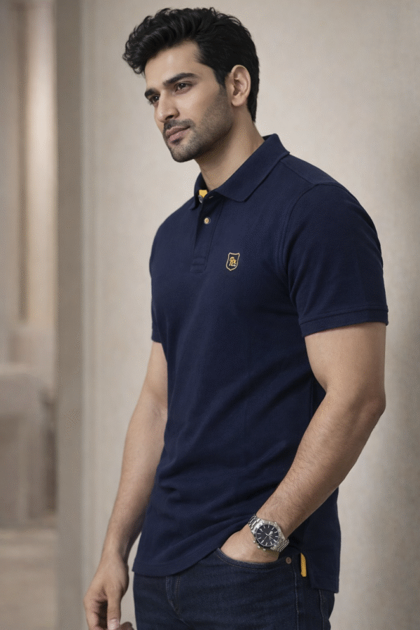 Navy Blue Polo T-Shirt