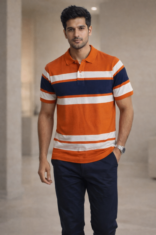 Orange Polo T-Shirt