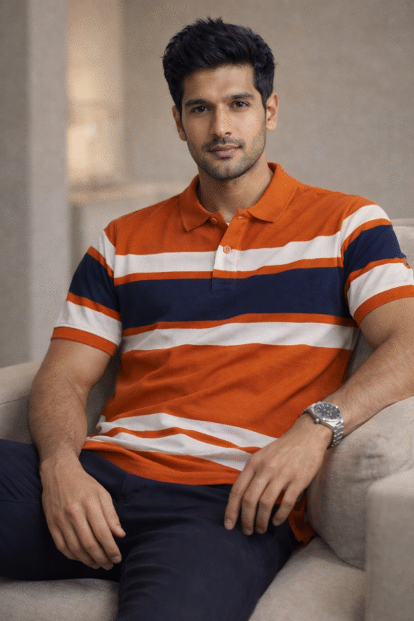 Orange Polo T-Shirt