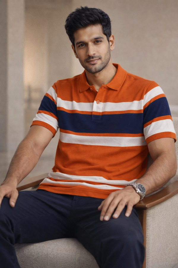 Orange Polo T-Shirt