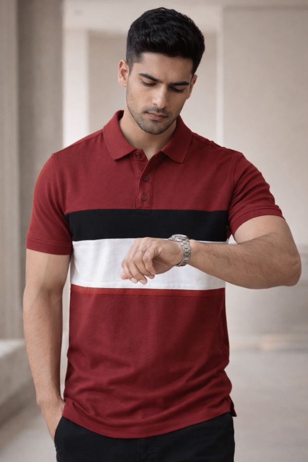 Maroon Polo T-Shirt