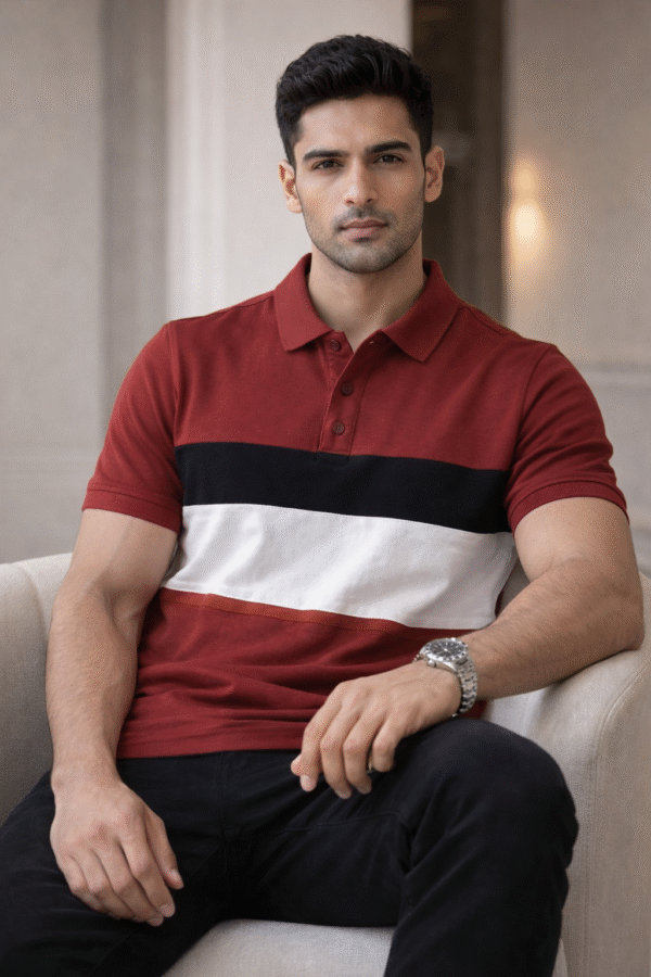 Maroon Polo T-Shirt