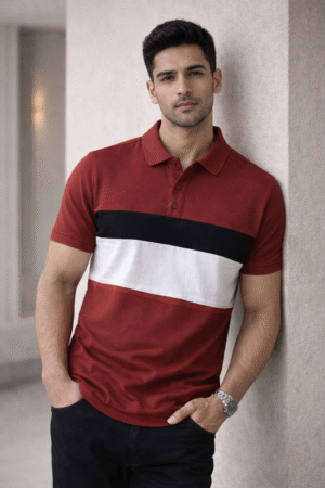 Maroon Polo T-Shirt